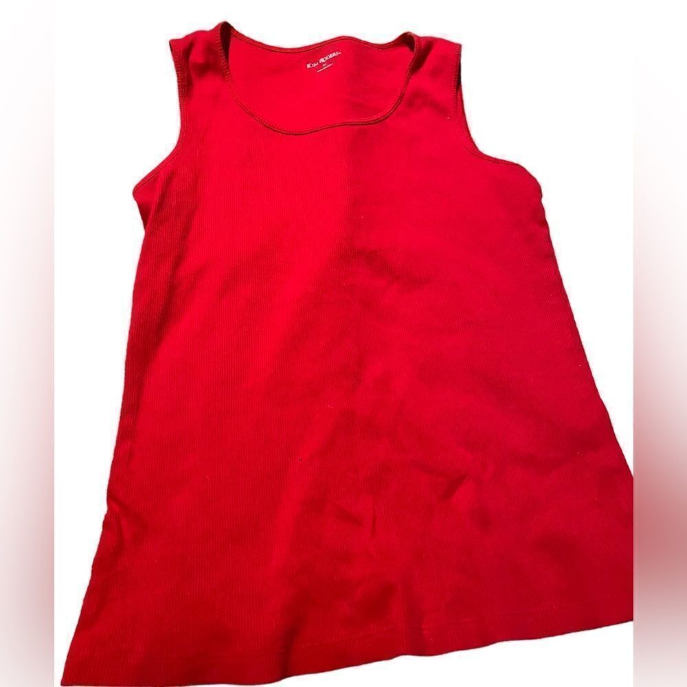 Kim Rogers ribbed tank top like new size medium perfect like new
